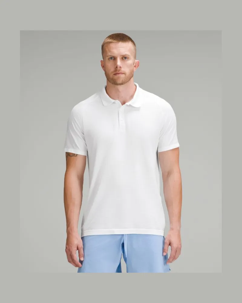 LULULEMON Metal Vent Tech Poloshirt e Passform White