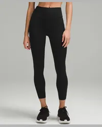 LULULEMON Fast and Free Leggings mit hohem Bund und Taschen Black