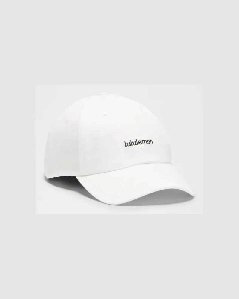 LULULEMON Klassische Baseballkappe Logo – Größe in Weiß/Schwarz Weiß