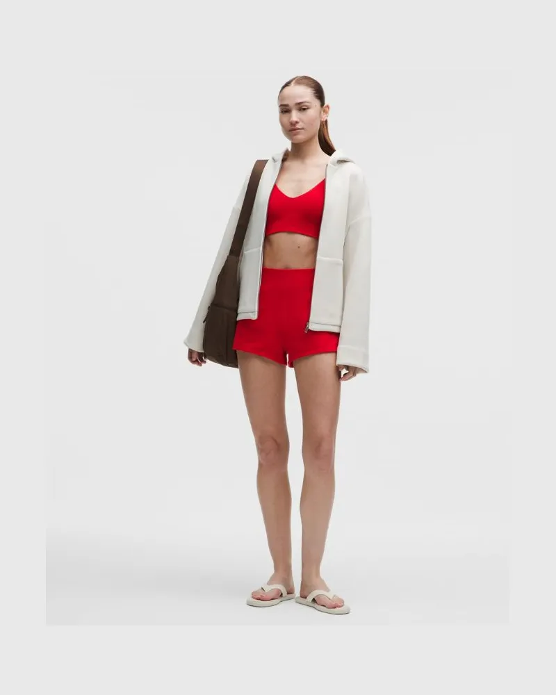 LULULEMON Define Micro Shorts Luon für Frauen – Neon – Größe Oxford