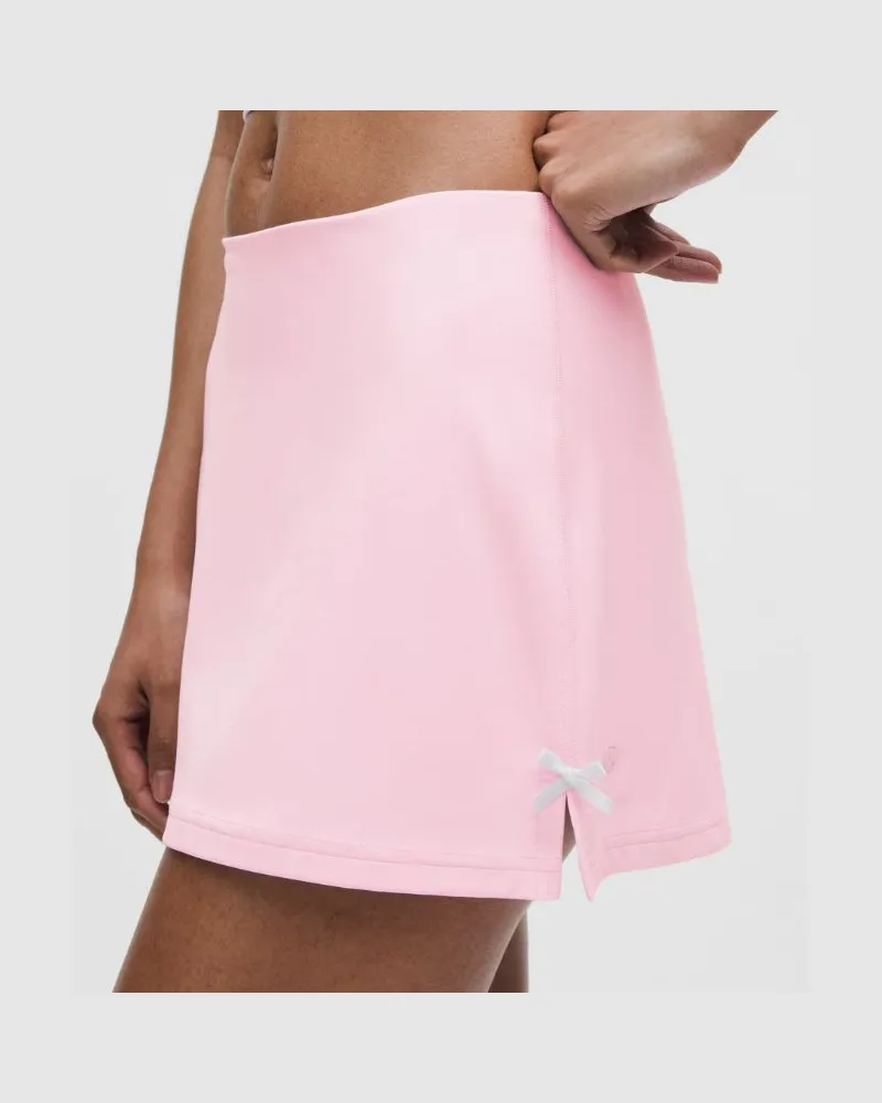 LULULEMON Der Look des Monats: Balletcore Nulu Minirock mit Schleifendetail für Frauen – Größe in Pink Organza Pink