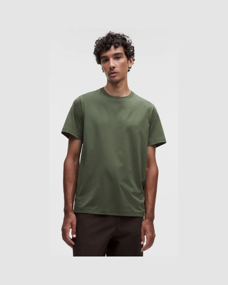 LULULEMON T-Shirt aus Baumwollgemisch im Classic Fit für Männer – Größe in Sassy Sage Sassy