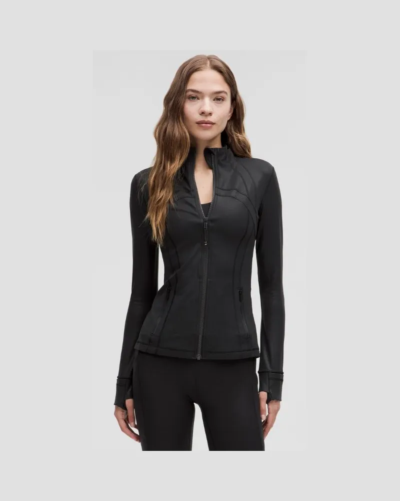 LULULEMON Define Jacke Schimmer für Frauen – Größe in Luxe Shine Foil Print Black Luxe