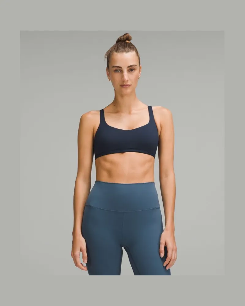 LULULEMON Free To Be BH Wild Leichter Halt A/B-Cups für Frauen – Größe in True Navy True