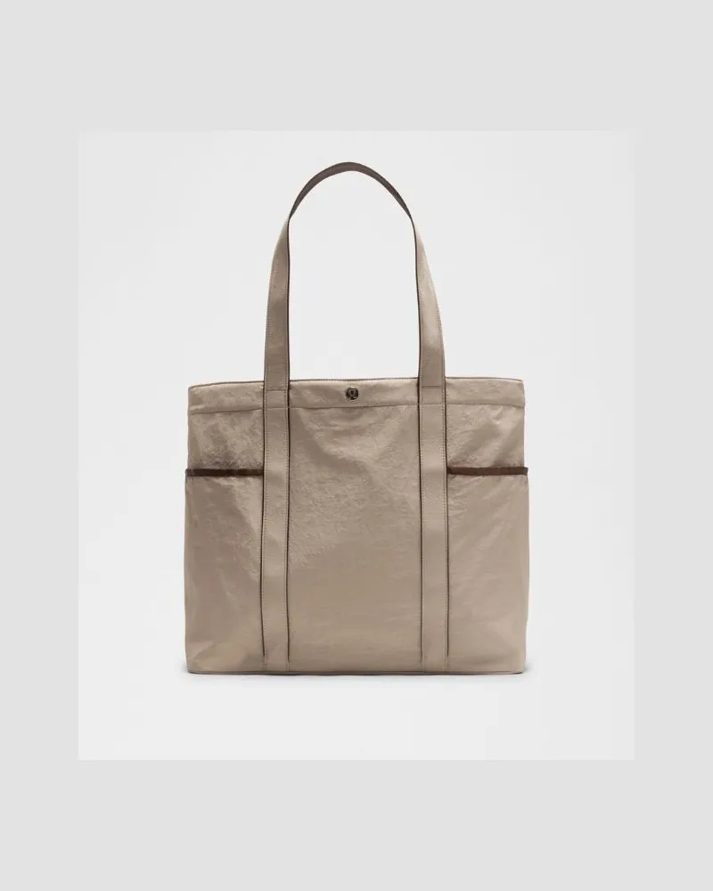 LULULEMON Daily Tote-Bag mit mehreren Fächern Größe in Warm Ash Grey/Sequoia Warm