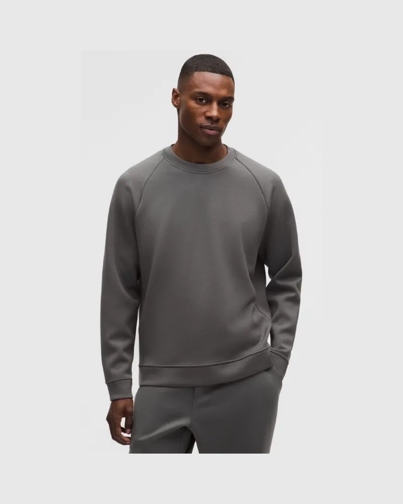 LULULEMON Smooth Spacer Pullover mit Rundhalsausschnitt im Classic Fit für Männer – Größe in Onyx Grey Onyx