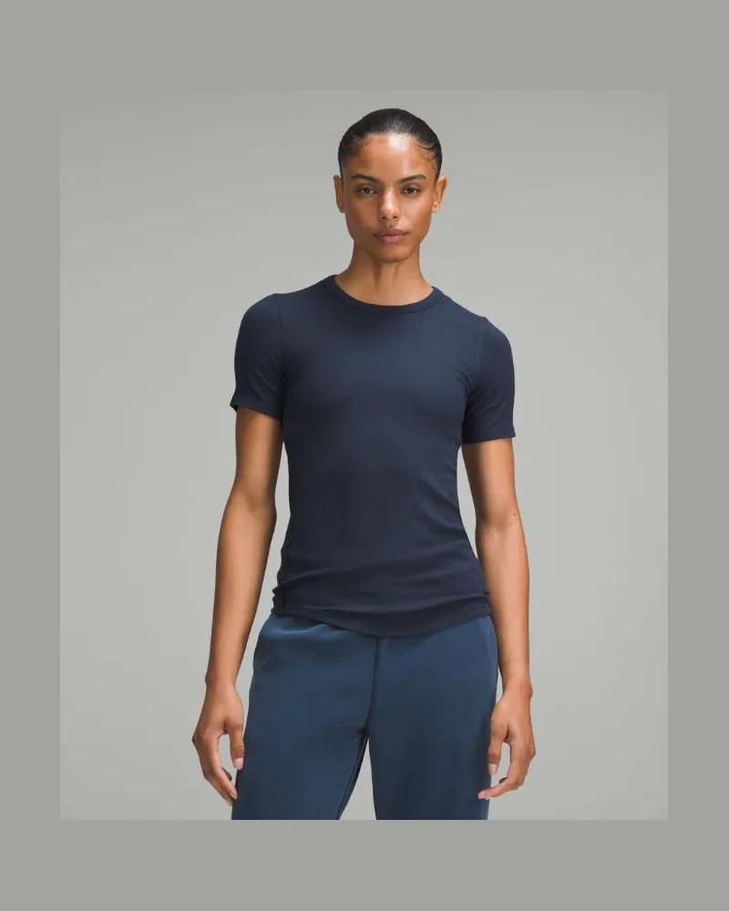 LULULEMON Hold Tight Kurzarmshirt für Frauen – Größe in True Navy True