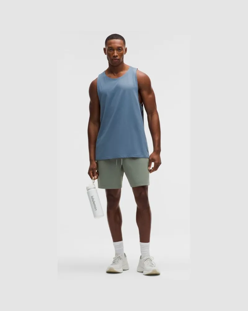 LULULEMON Zeroed In Shorts ohne Liner für Männer – 18 cm – Größe in Willow Leaf Willow