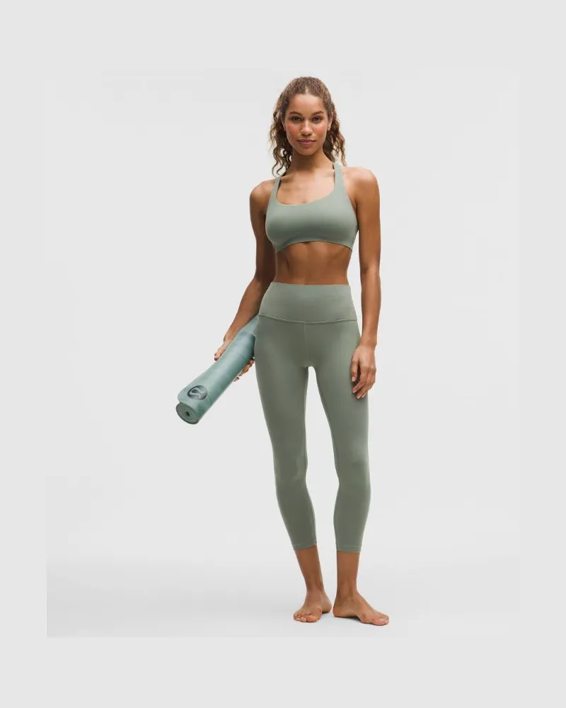 LULULEMON Align Crop Leggings mit hohem Bund für Frauen – 58 cm – Größe in Willow Leaf Willow