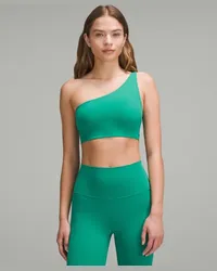 LULULEMON Bend This Asymmetrischer BH Leichter Halt A-C-Cups Cascadia