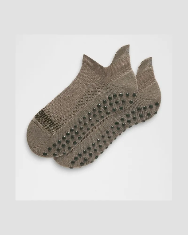 LULULEMON Find Your Balance Unisex Crew-Socken mit Noppen – Größe in Cypress Forest Cypress