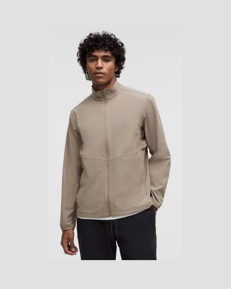 LULULEMON Leichte stretchige Jacke für Männer – Khaki – Größe Warm