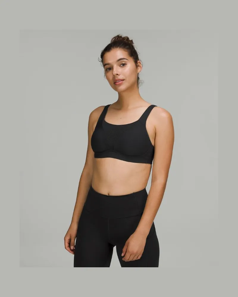 LULULEMON Run Times BH Starker Halt B–G Cups für Frauen – Größe in Black Black