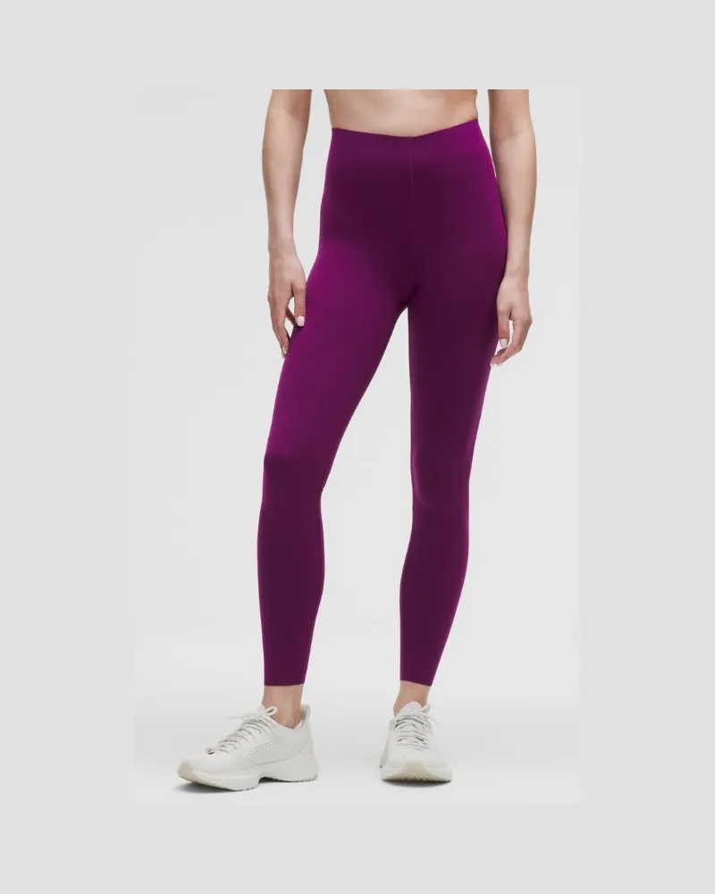LULULEMON Glow Up Leggings mit hohem Bund für Frauen – 71 cm – Größe in Chilled Grape Chilled