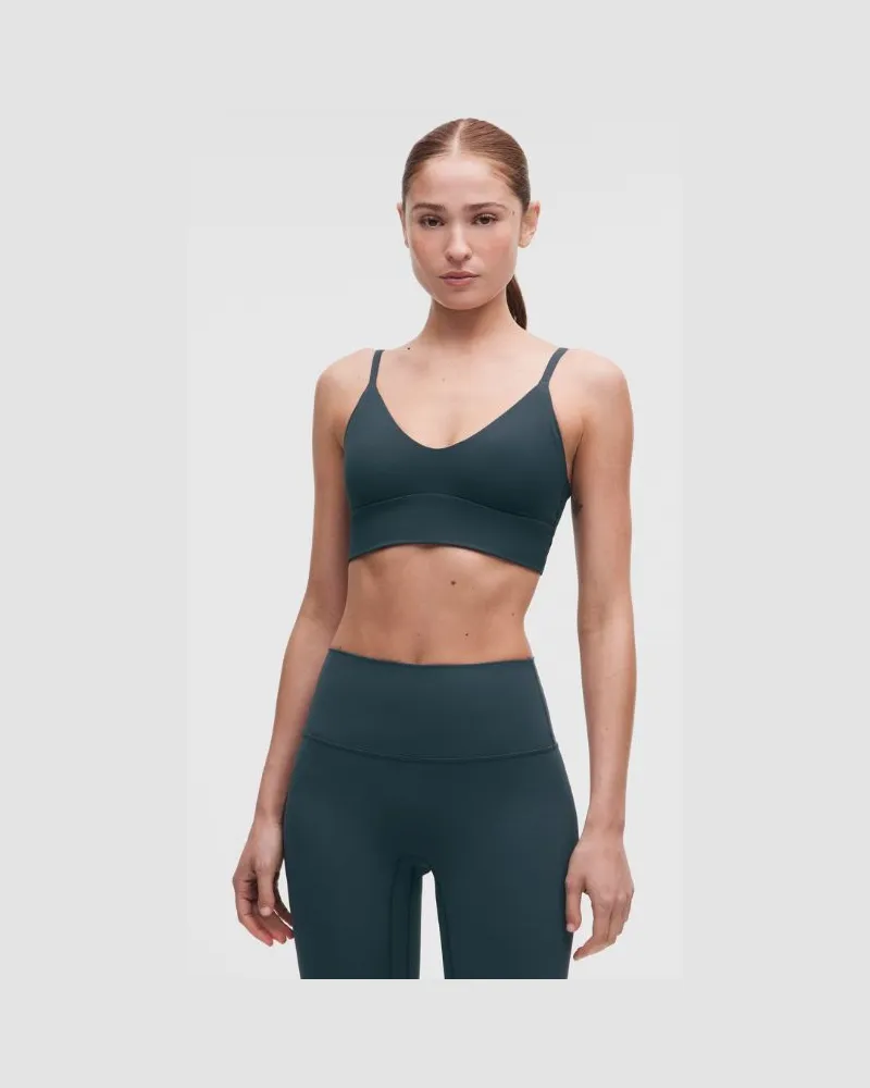 LULULEMON Focuser BH mit U-Ausschnitt Leichter Halt für A/B-Cups für Frauen – Größe in Smoky Velvet Smoky