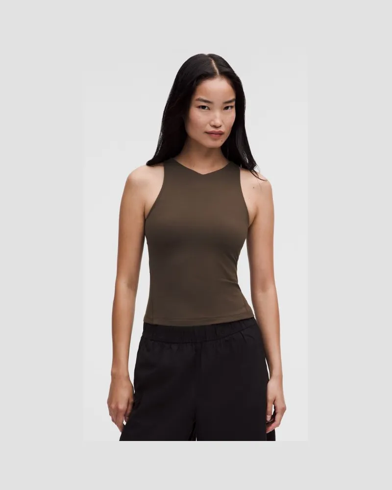 LULULEMON Align Tanktop mit V-Ausschnitt für Frauen – Größe in Walnut Crunch Walnut