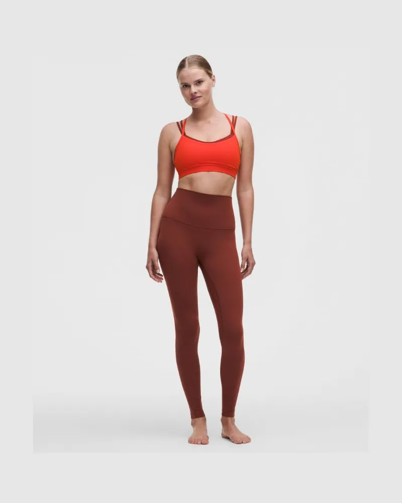 LULULEMON Align Leggings mit superhohem Bund für Frauen – 71 cm – Größe in Cranberry Charm Cranberry