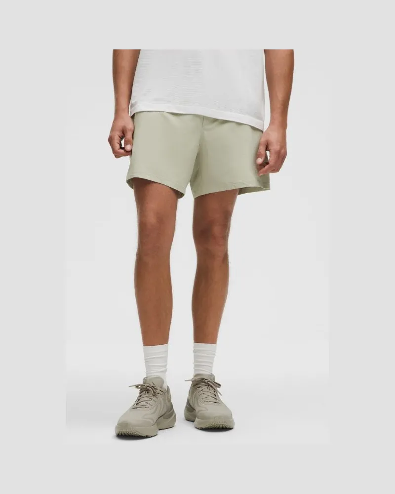 LULULEMON Pace Breaker Shorts ohne Liner für Männer – 13 cm – Größe in Fog Green Fog