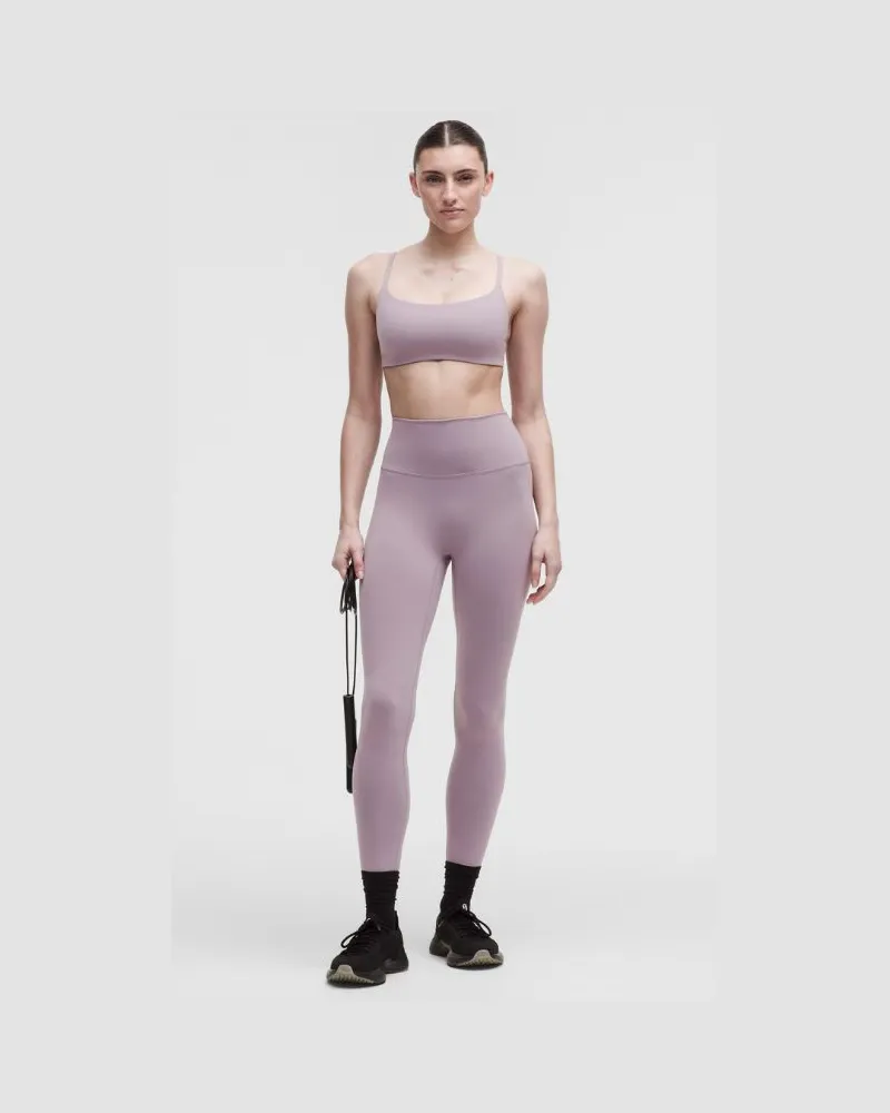 LULULEMON Wunder Train No Line High-Rise Leggings 25" für Frauen – Größe in Lotus Lavender Lotus