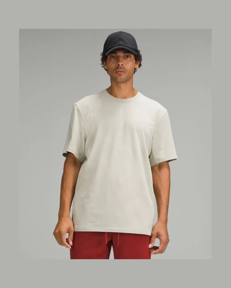 LULULEMON Zeroed In Kurzarmshirt für Männer – Khaki – Größe Raw
