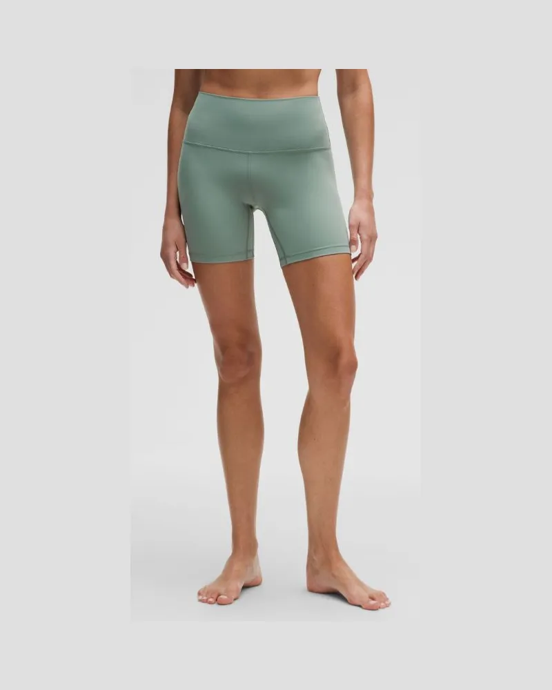 LULULEMON Align Shorts mit hohem Bund für Frauen – 15 cm – Größe in Crater Blue Crater