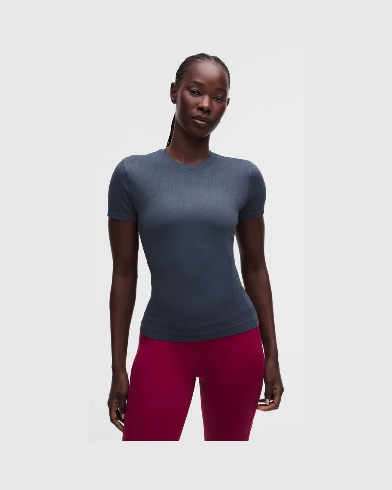 LULULEMON Super Swiftly-Kurzarmshirt für Frauen – Größe in Dusty Diamond Dusty