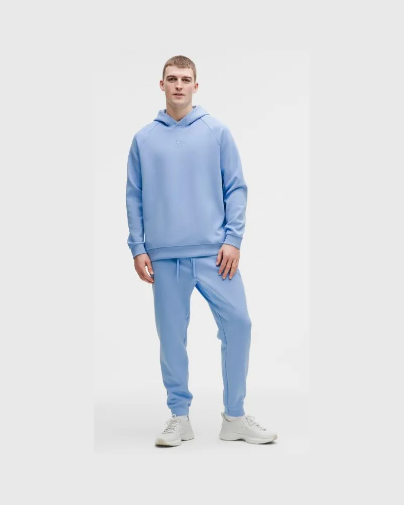 LULULEMON Smooth Spacer Jogginghose, normale Länge Stack für Männer – Größe in Sinatra Blue Sinatra