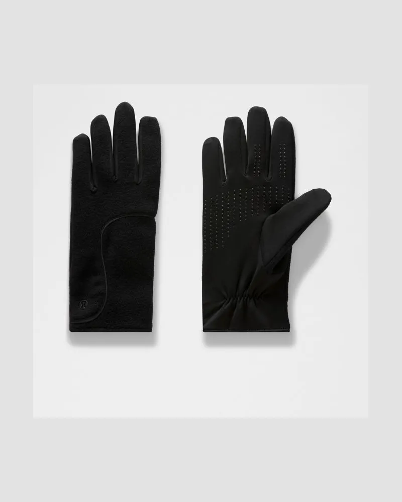 LULULEMON Handschuhe aus Wollgemisch – Größe in Schwarz Schwarz