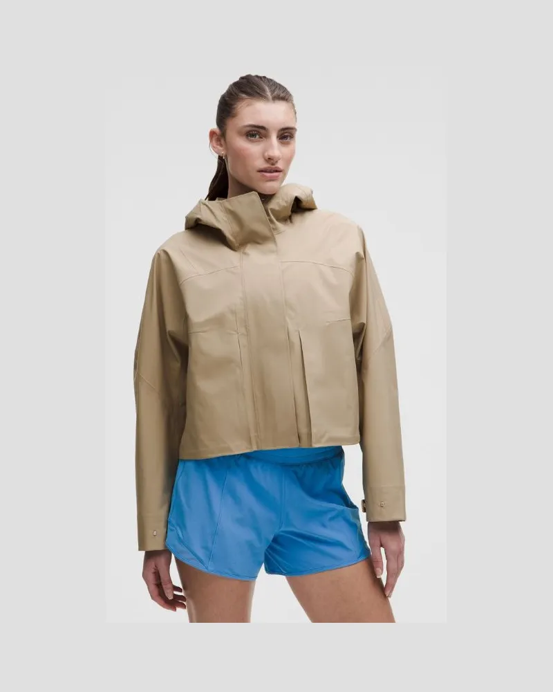 LULULEMON Rain Chaser Jacke für Frauen – Größe in Sheer Oak Sheer