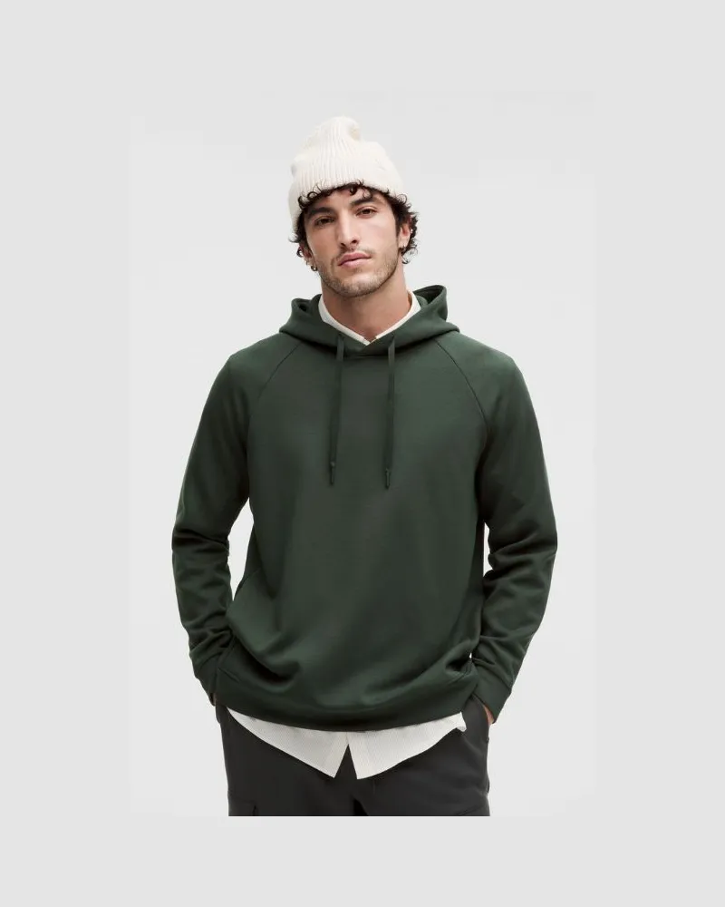 LULULEMON Smooth Spacer Hoodie im Classic Fit für Männer – Größe in Blackened Pine Blackened