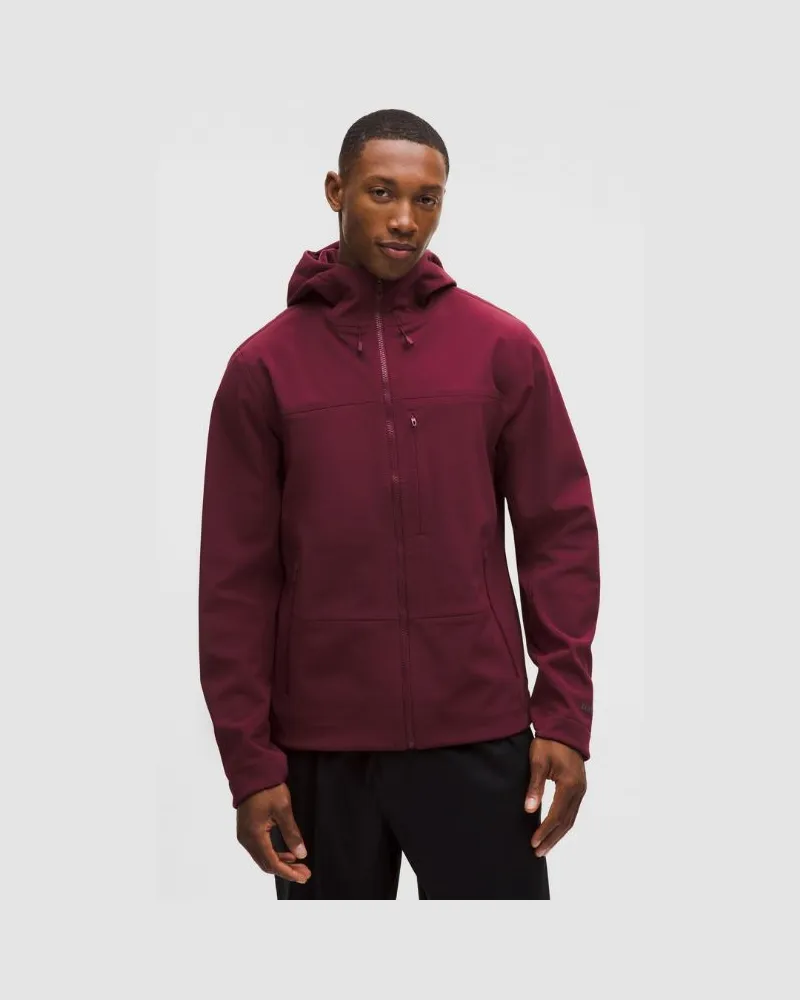 LULULEMON Cross Chill City-to-Trail-Jacke für Männer – Größe in Burgundy Bay Burgundy