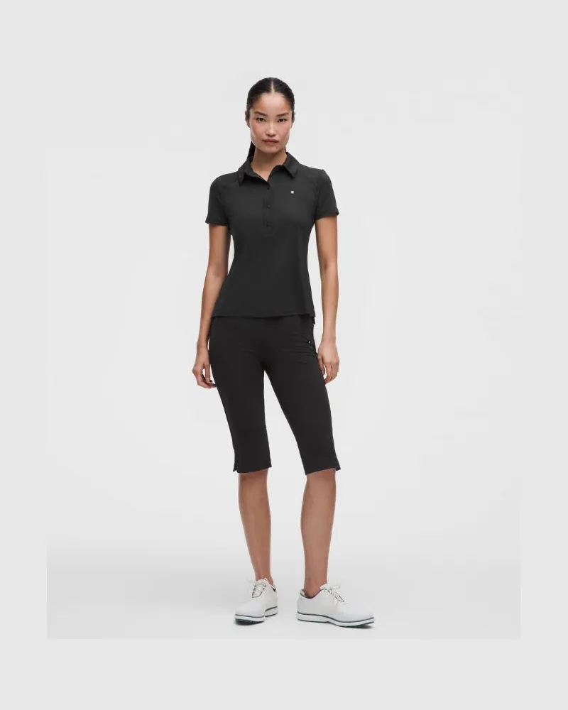 LULULEMON Golf-Crophose mit hohem Pull-on-Bund für Frauen – 41 cm – Größe in Schwarz Schwarz