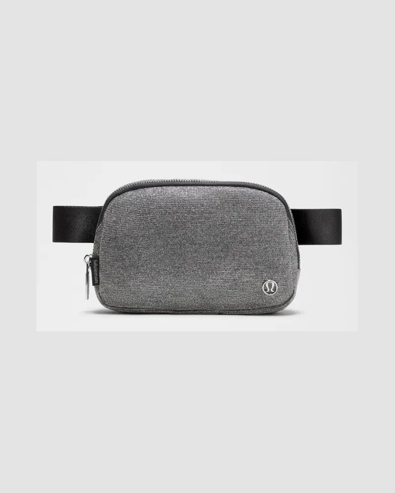 LULULEMON Everywhere Gürteltasche Glitzer – Größe in Dark Silver/Graphite Grey/Silver Dark