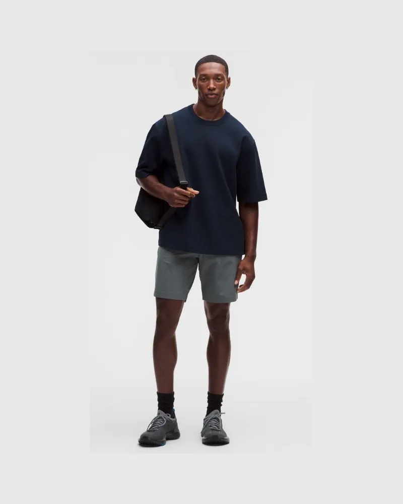 LULULEMON ABC Shorts im Classic Fit Warpstreme für Männer – 23 cm – Größe in Oil Grey Oil
