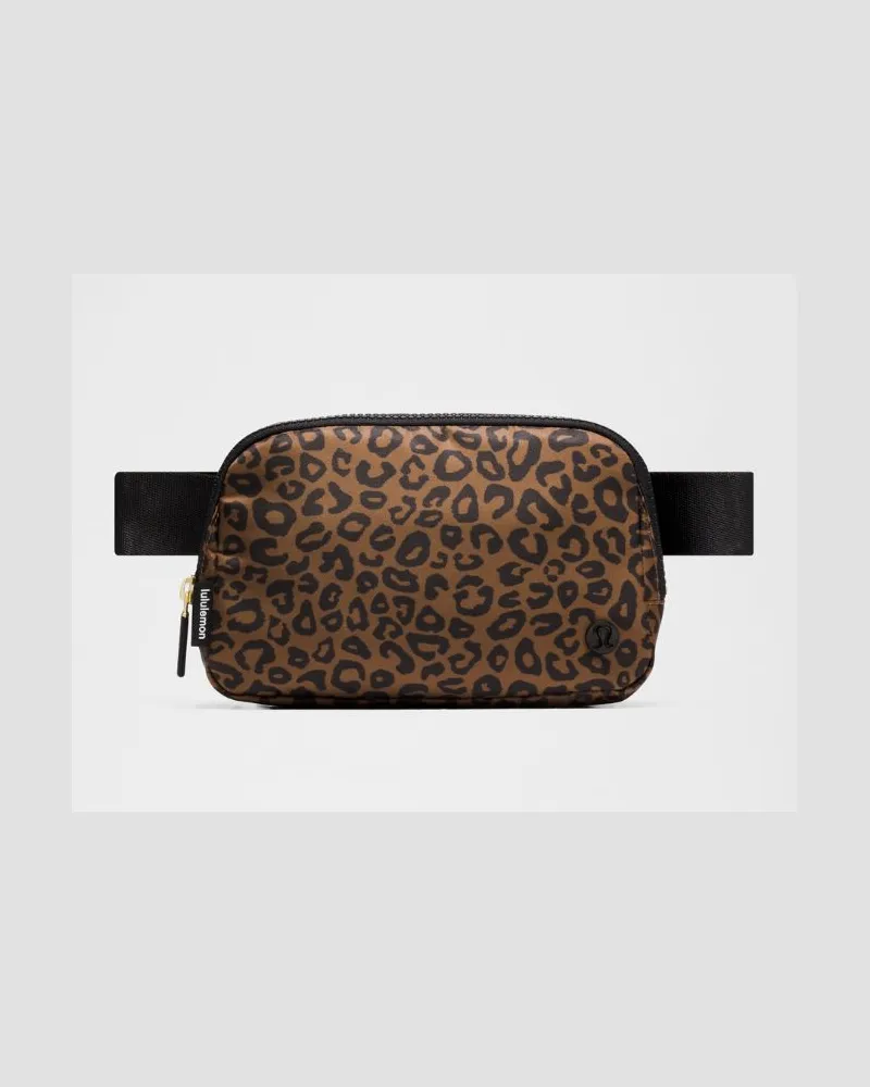 LULULEMON Everywhere Gürteltasche Khaki – Größe Leopardo