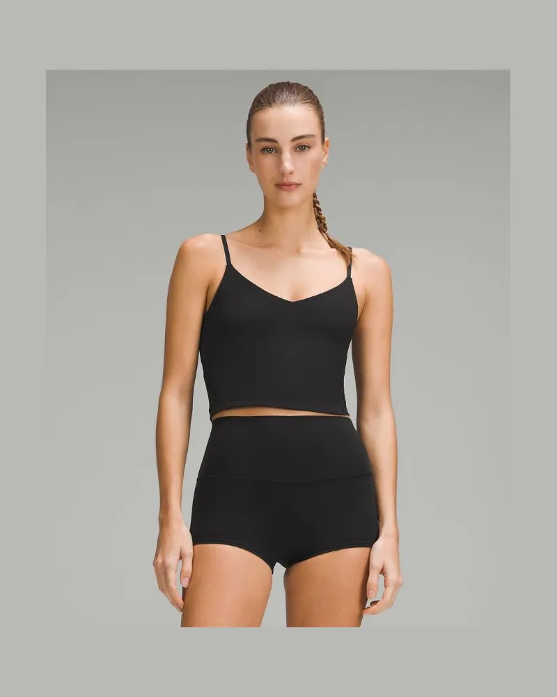 LULULEMON Align Crop-Tanktop für Frauen – Größe in Schwarz Schwarz