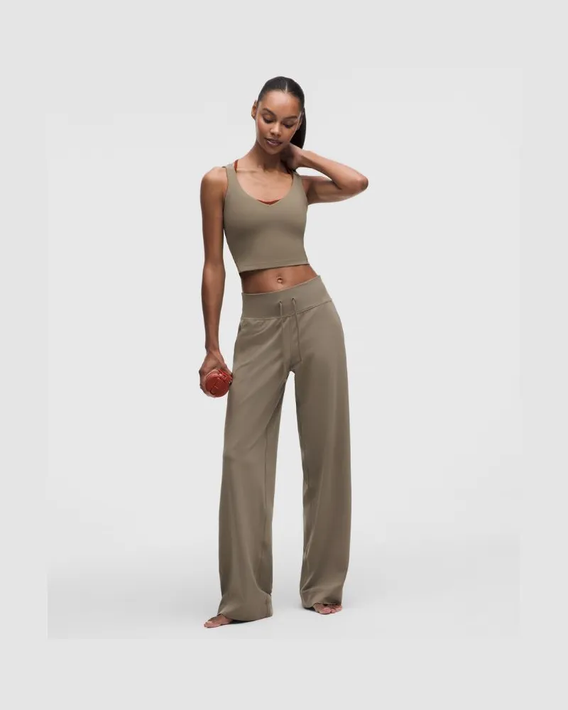 LULULEMON Groove Hose mit hohem Bund und weitem Bein Kurz für Frauen – Größe in Cypress Forest Cypress