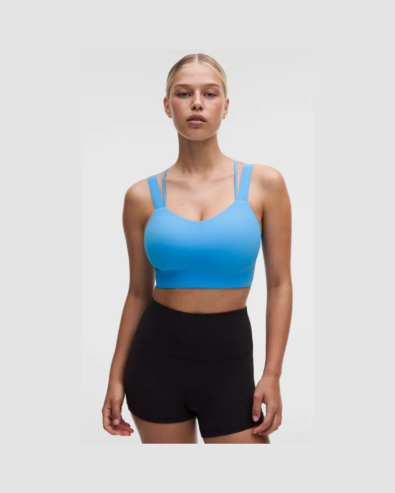 LULULEMON Like a Cloud Longline-BH Leichter Halt D/DD-Cups für Frauen – Größe in Ocean Wave Ocean