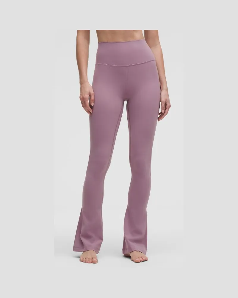 LULULEMON Align Hose mit hohem Bund und leicht ausgestelltem Bein für Frauen – 81 cm – Größe in Lavender Lux Lavender