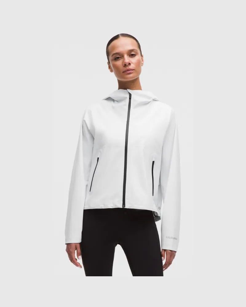 LULULEMON Lightweight Waterproof Running Jacket für Frauen – Größe in White White
