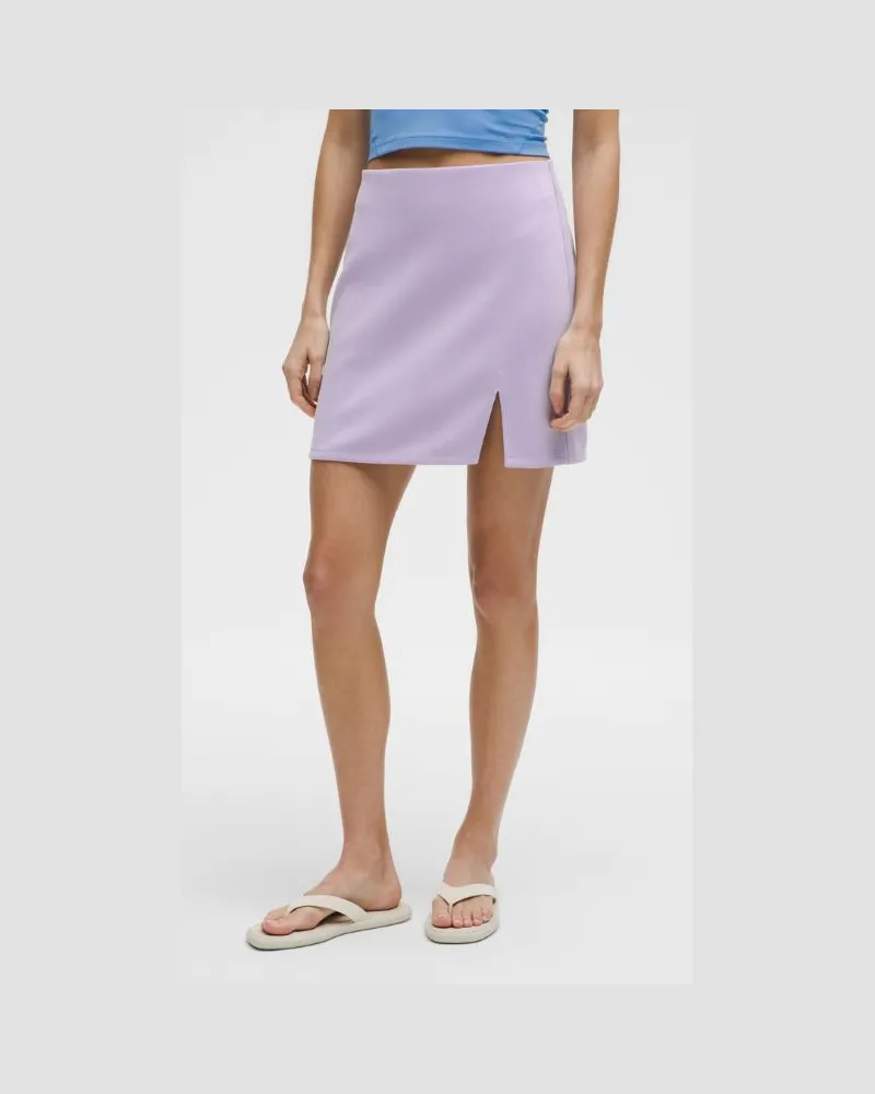LULULEMON Minirock mit hohem Bund aus Softstreme für Frauen – Größe in Lavender Frost Lavender