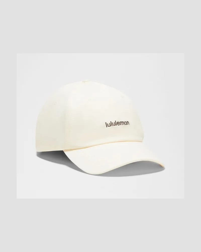 LULULEMON Unisex Baseballkappe Logo – Größe in Coconut Ivory/Walnut Crunch Coconut