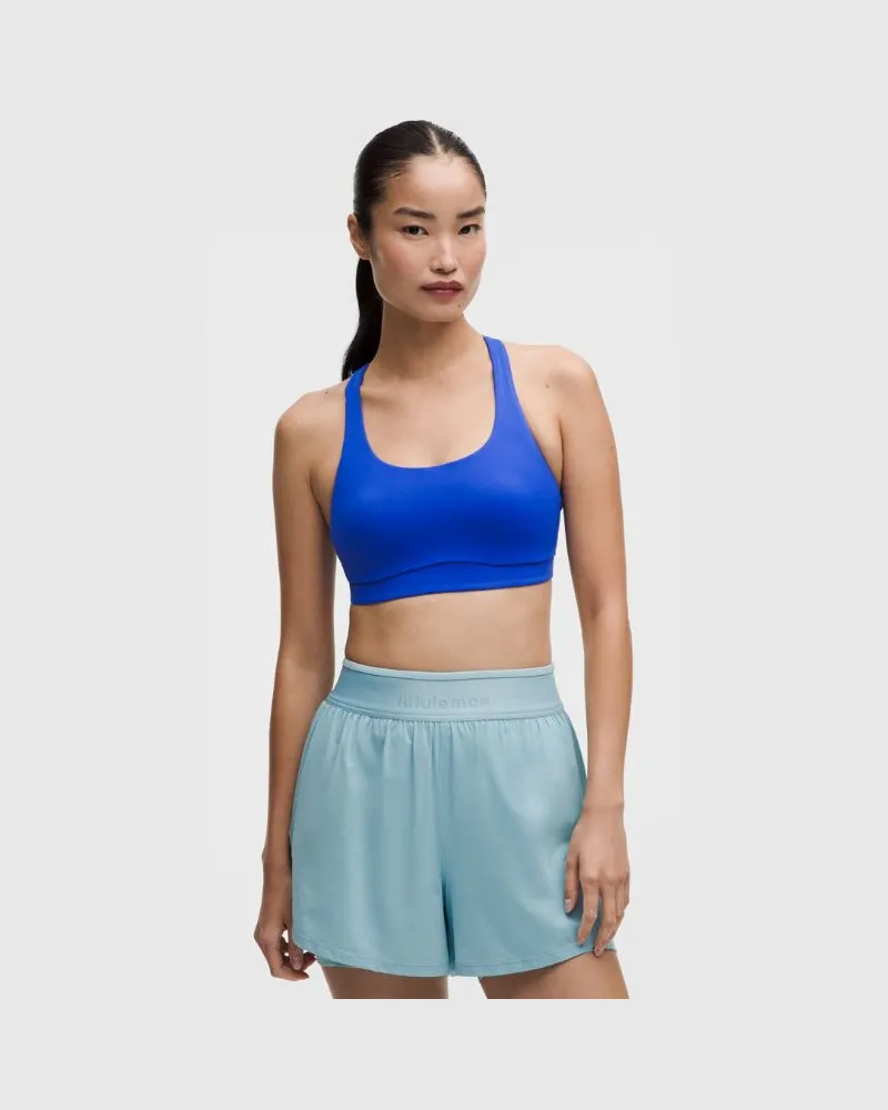 LULULEMON Energy BH mit mittlerem Halt für B–D-Cups Evolve für Frauen – Größe in Beach Ball Blue Beach