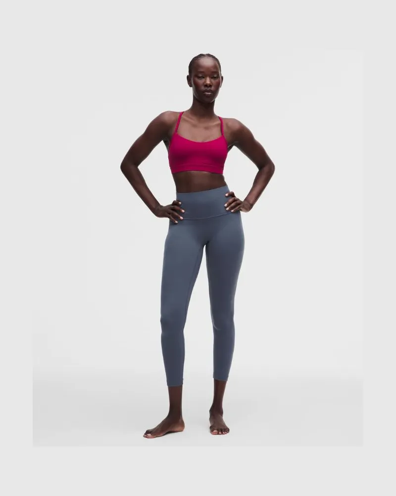 LULULEMON Align No Line Hose mit hohem Bund und Taschen für Frauen – 64 cm – Größe in Dusty Diamond Dusty