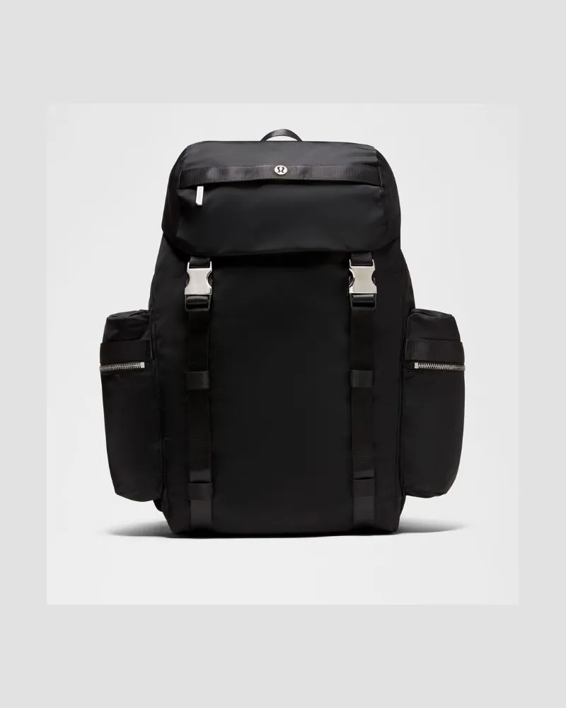 LULULEMON Wunderlust Rucksack 25 L – Größe 5 l in Black/Silver Black