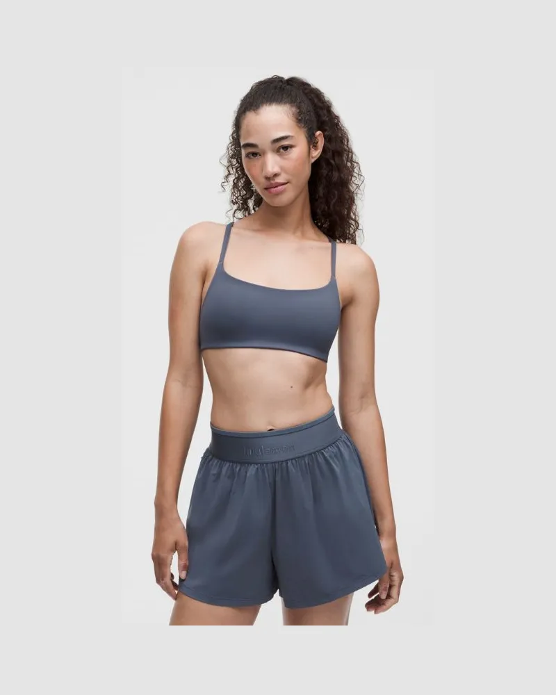 LULULEMON Wunder Train BH mit Racerback-Trägern Leichter Halt A/B-Cups für Frauen – Größe in Dusty Diamond Dusty