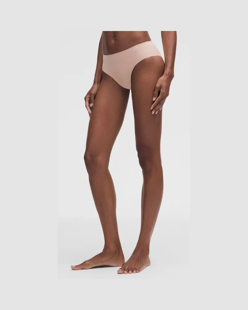 LULULEMON InvisiWear Bikini-Unterwäsche mit mittelhohem Bund für Frauen – Größe in Misty Shell Misty