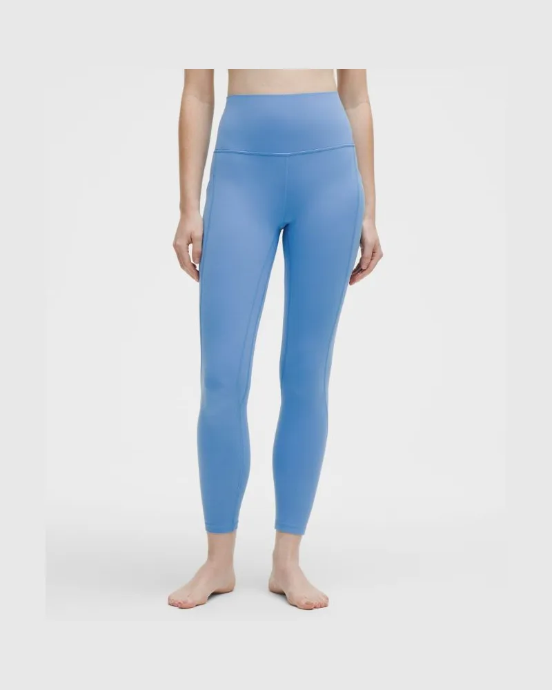 LULULEMON Align Hose mit hohem Bund und Taschen für Frauen – 64 cm – Größe in Pool Party Pool