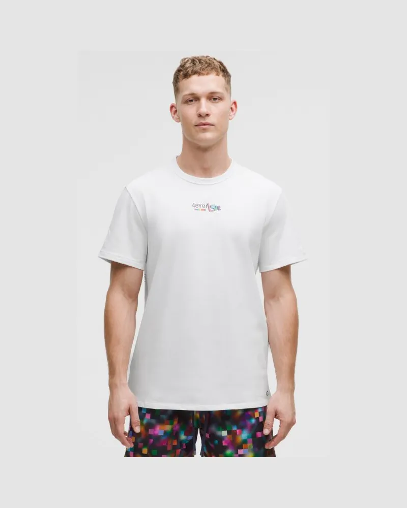 LULULEMON T-Shirt aus Baumwolljersey Pride für Männer – Größe in White White