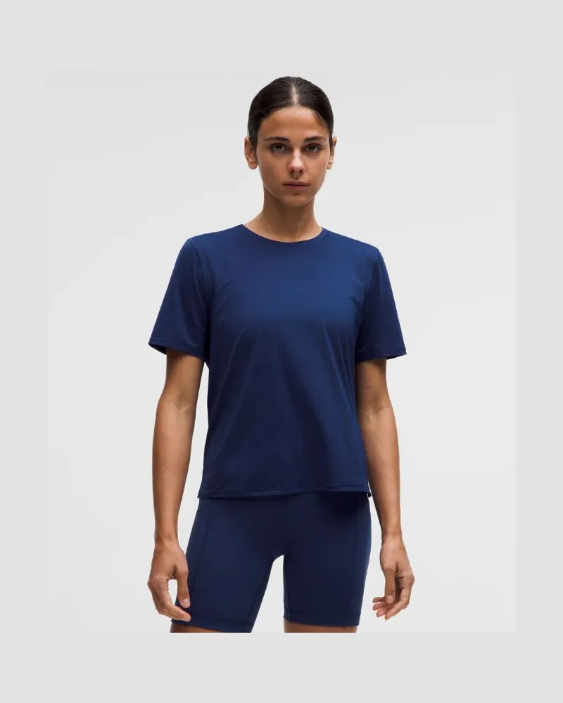 LULULEMON Leichtes Kurzarmshirt fürs Laufen für Frauen – Größe in Clubhouse Blue Clubhouse
